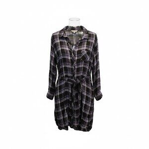 BLL Plaid Drawstring Shirt – Size XXL